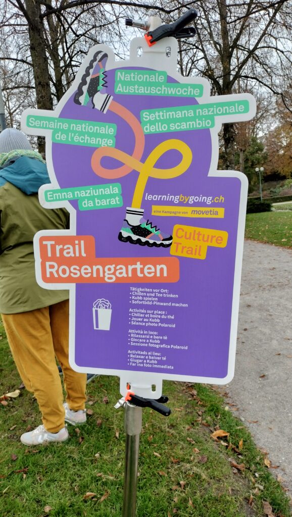 Durant il Culturetrail, organisà da la Movetia hai dà 6 posts tras Berna