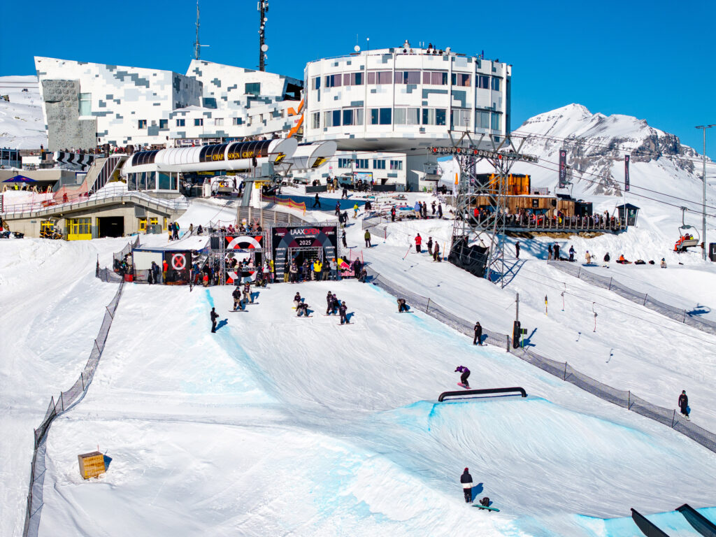 Il Crap Sogn Gion ei center dallas concurrenzas da Laax Open 2025, la 10avla ediziun.