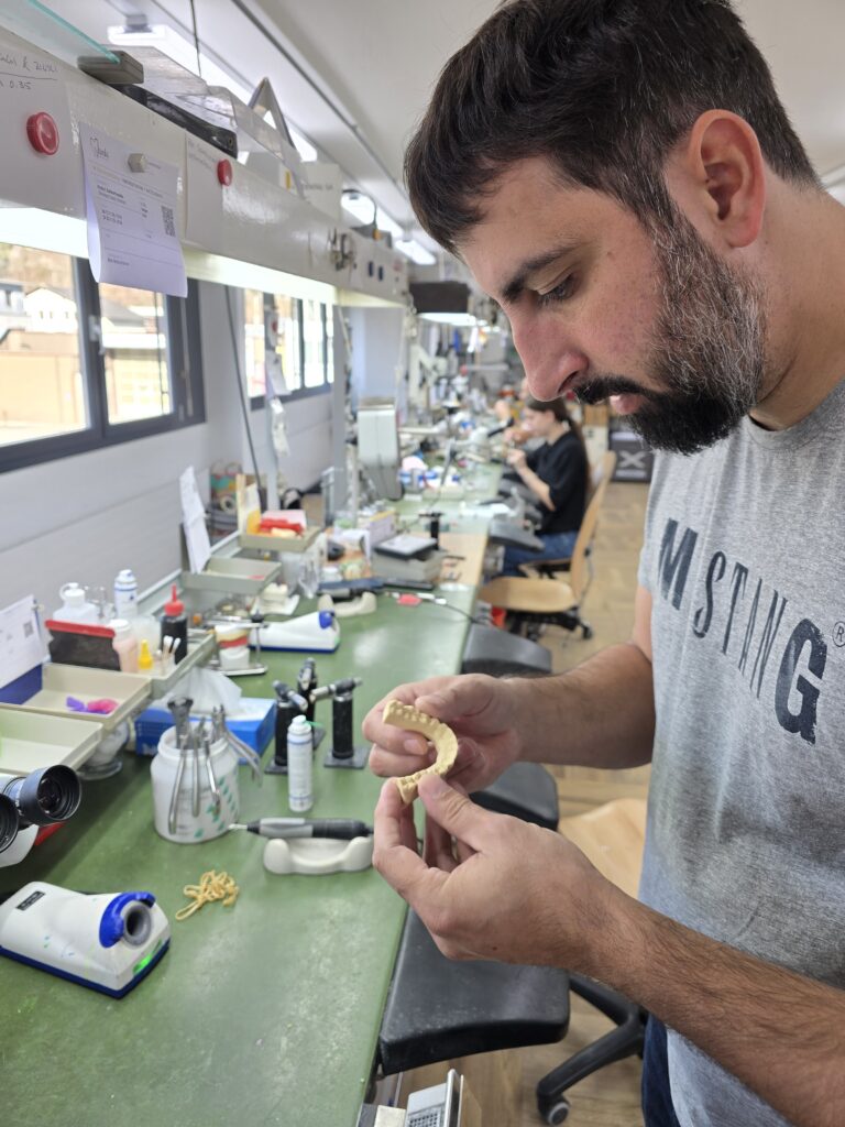 Il model d’ina protesa entira, davostier ils plazs da lavur.