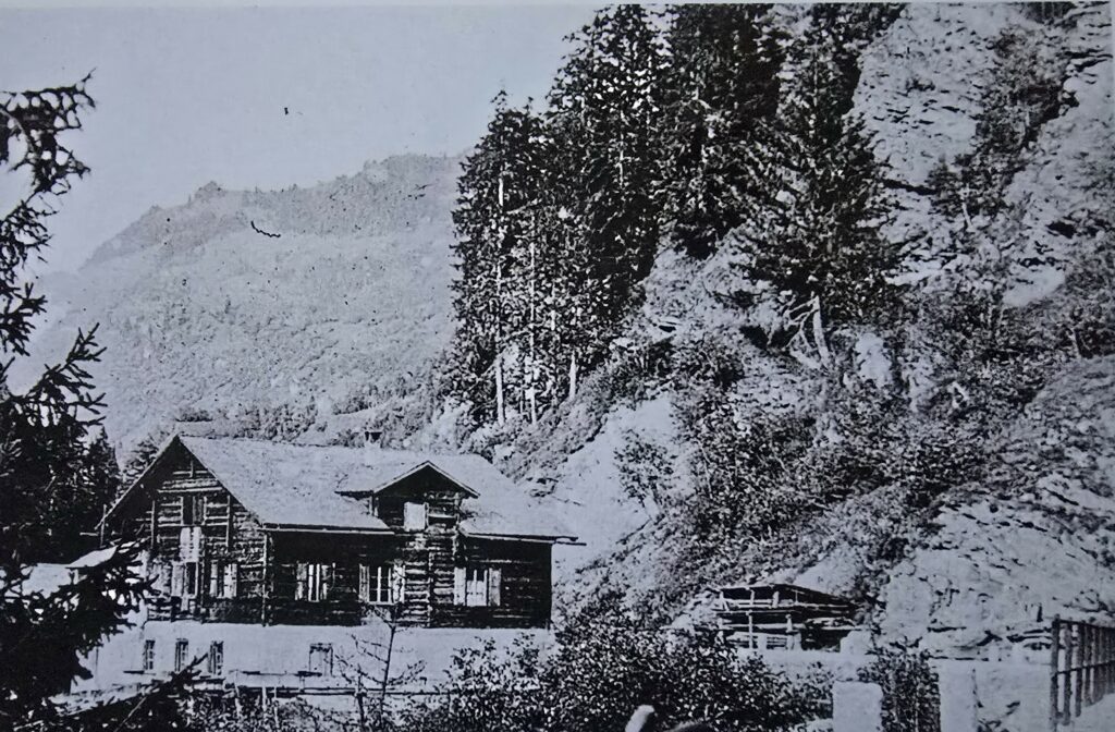 Il mulin da Pitasch, dil temps che Andreas Metz haveva cumprau quel, entuorn 1907.