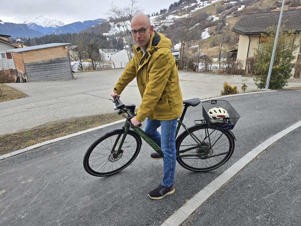 Il velo ei il vehichel preferiu da sur Patrik Brunschwiler.