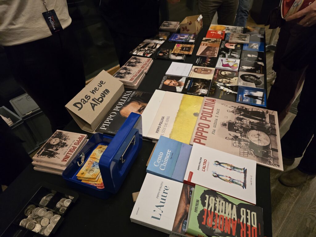 La discografia dils davos 40 onns da Pippo Pollina.